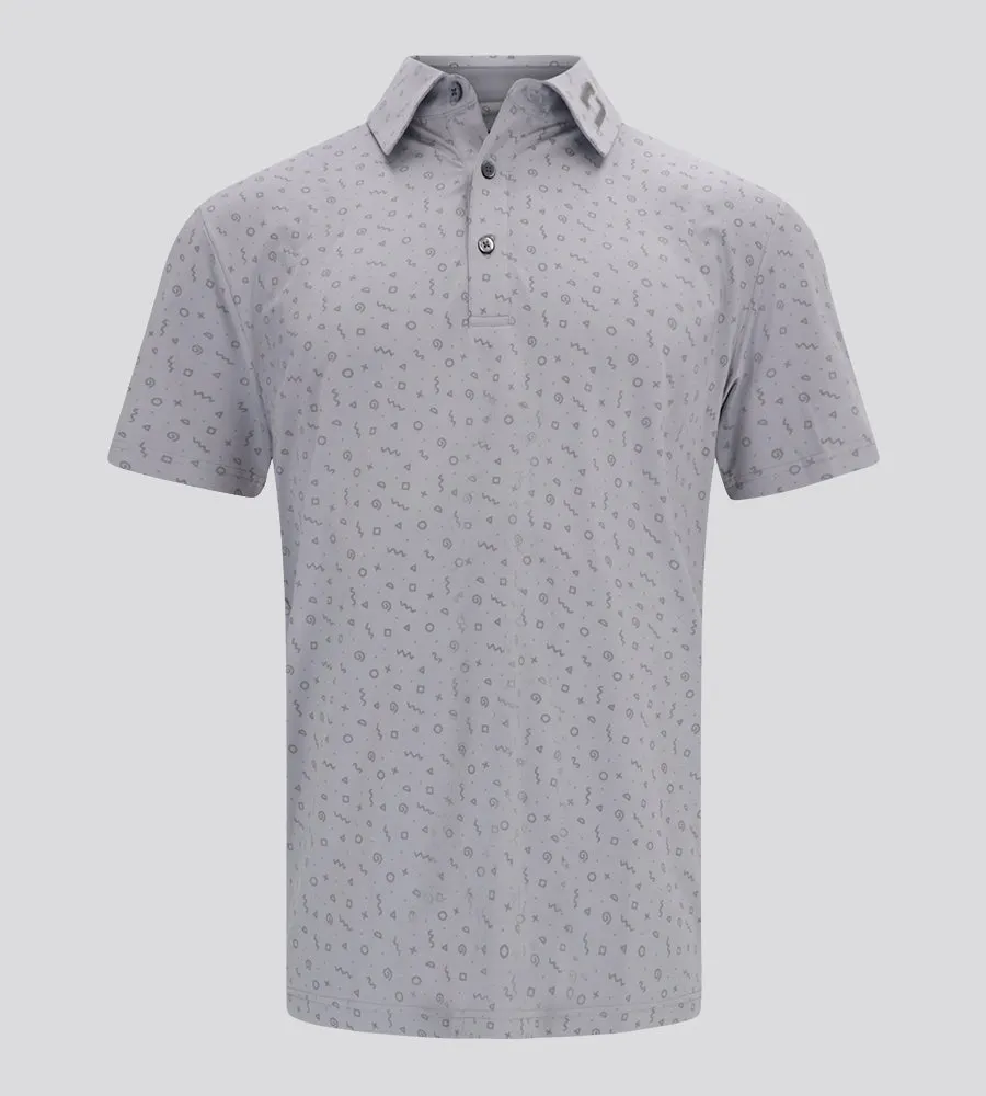 SQUIGGLE POLO - GREY