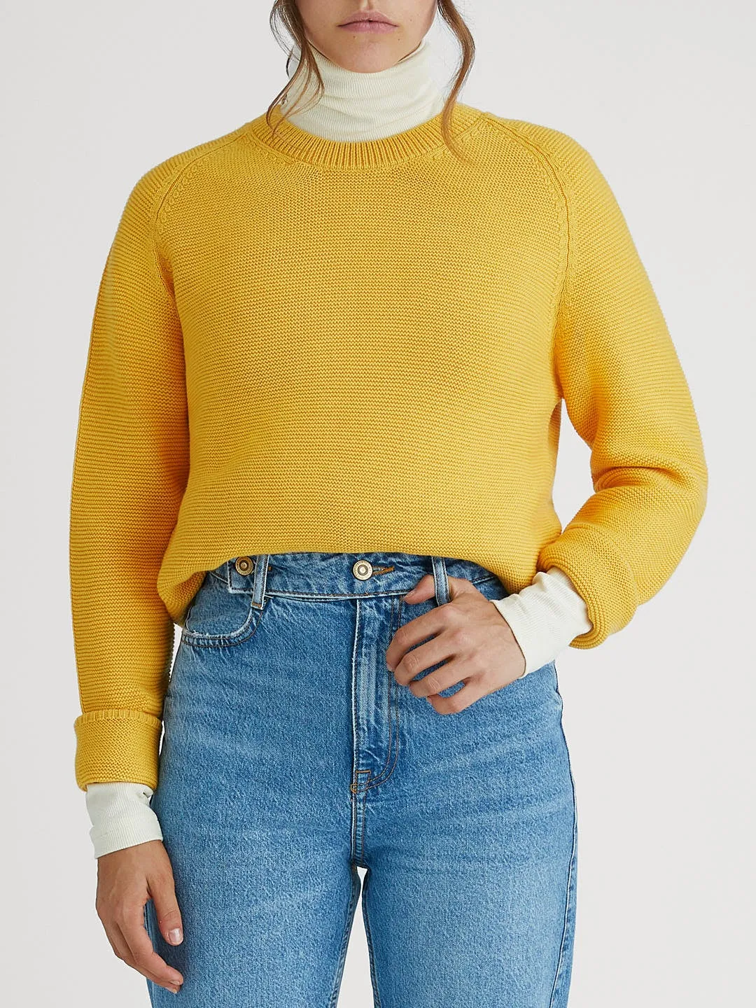 The Crewneck - Sunflower Yellow