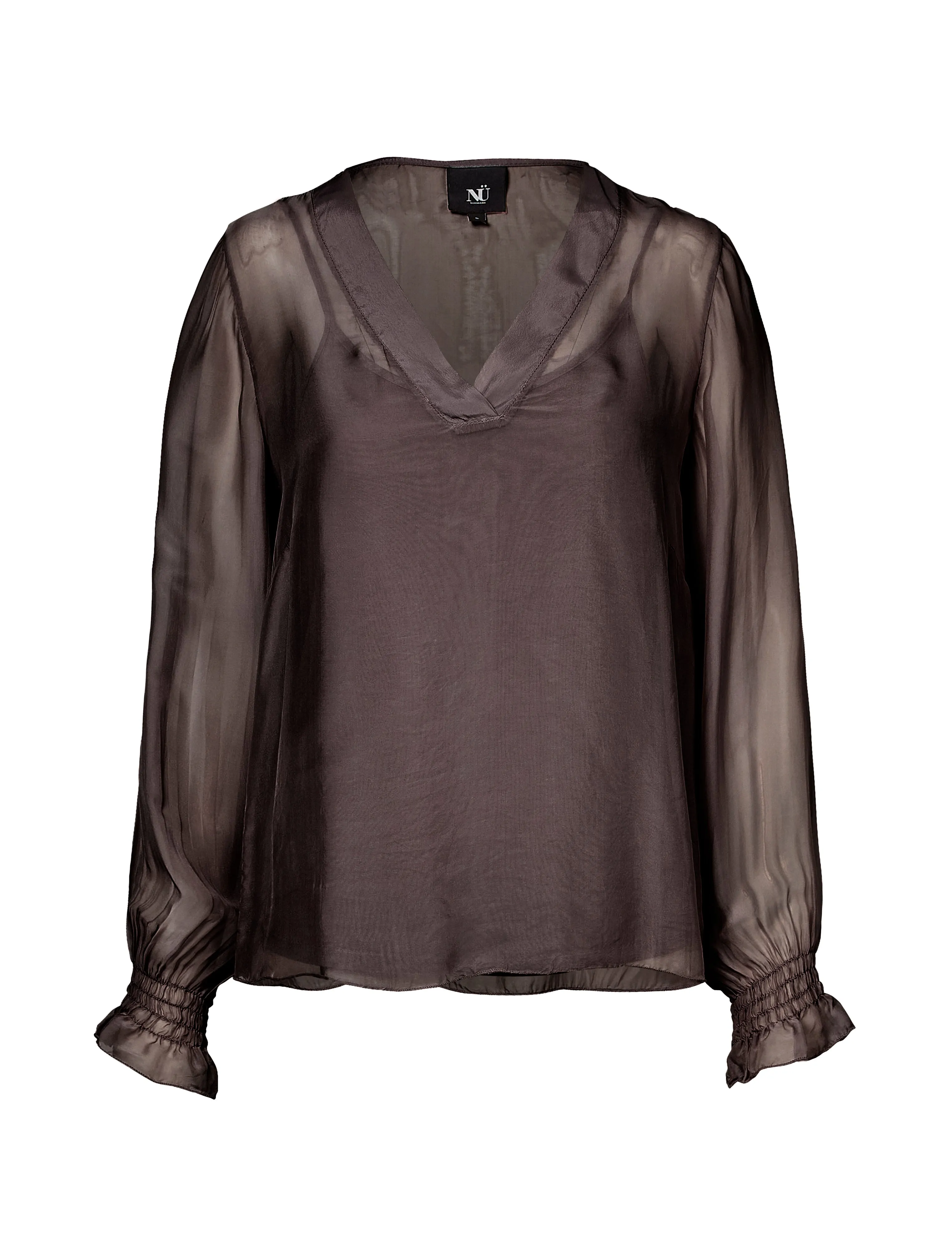 VANINA Bluse - Dark Brown