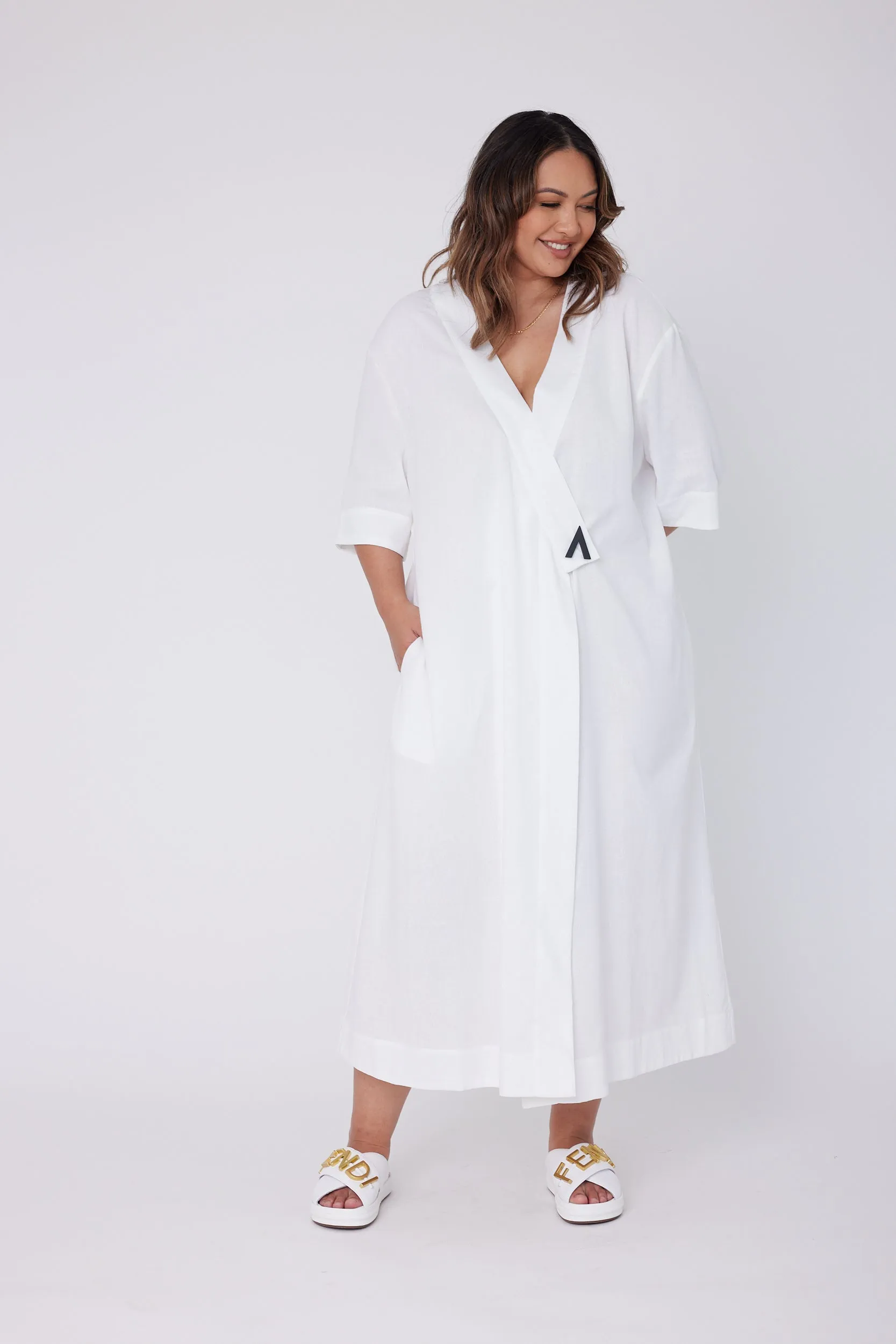 VINCENTI Dress White