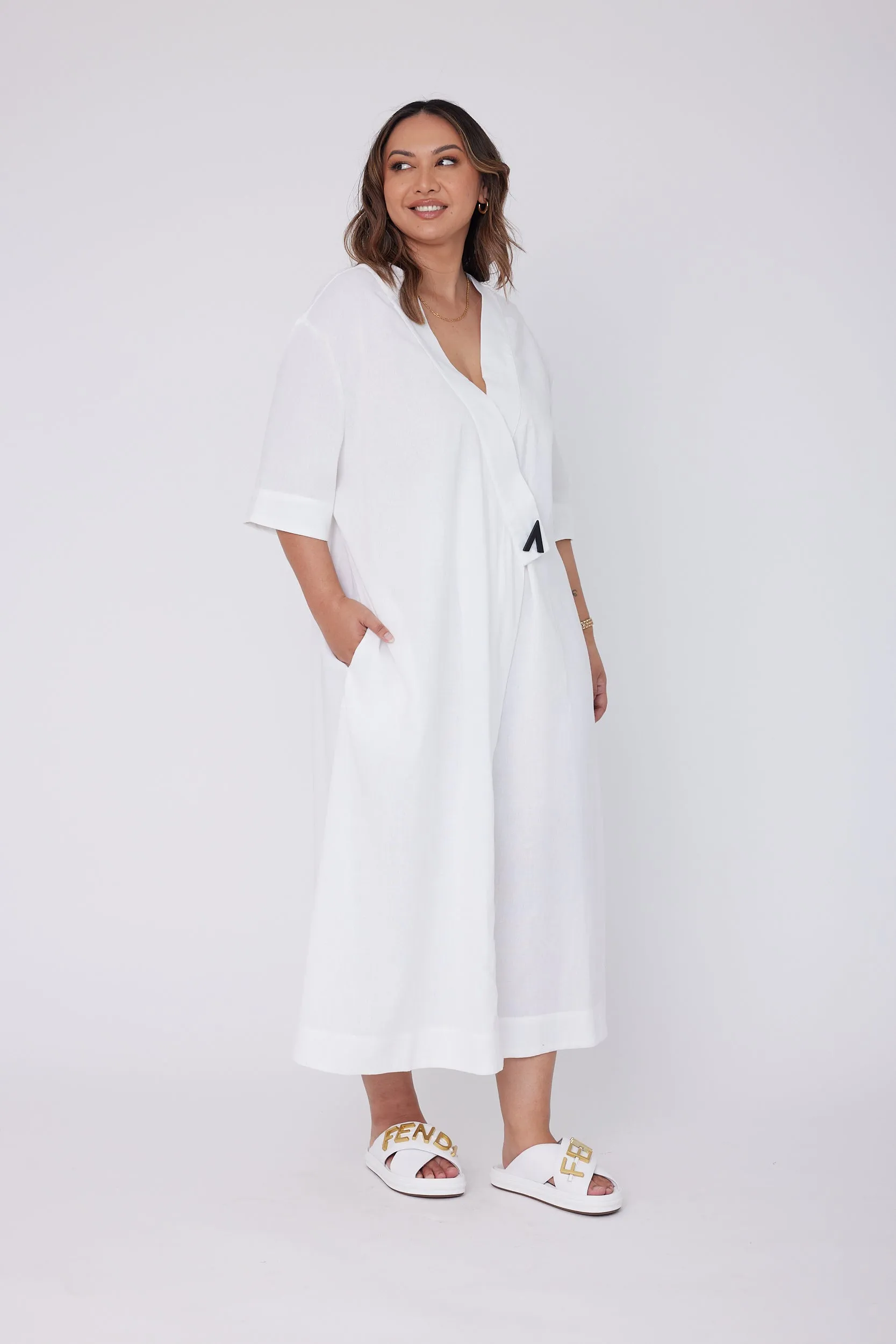 VINCENTI Dress White