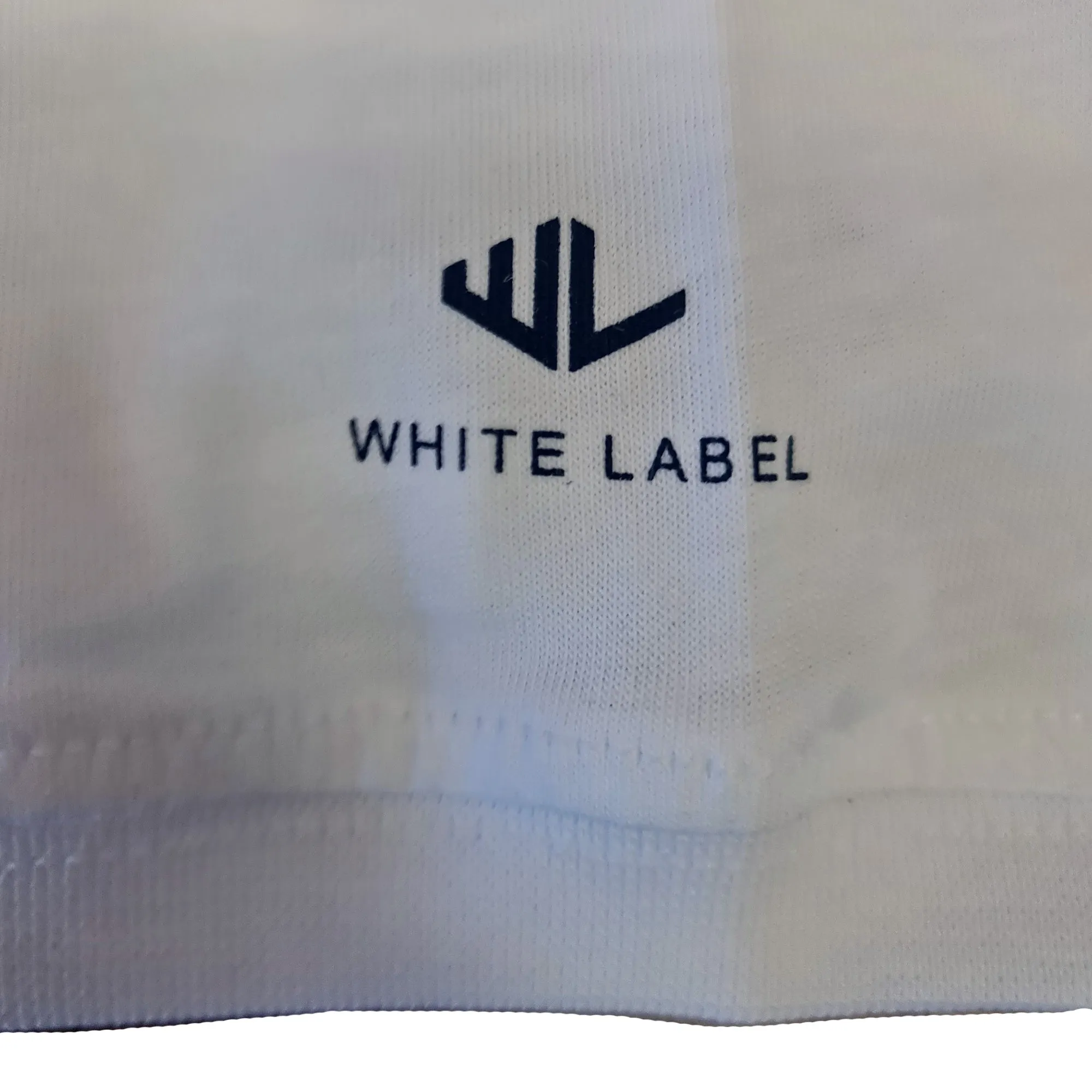 White Label Printed Tee - White