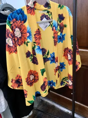 Yellow Floral Cardigan