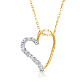 Yellow Gold Diamond Eternal Pendant